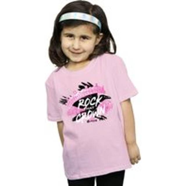 The Descendants Rock That Crown Cotton T-Shirt - Baby Pink - 12-13 Years