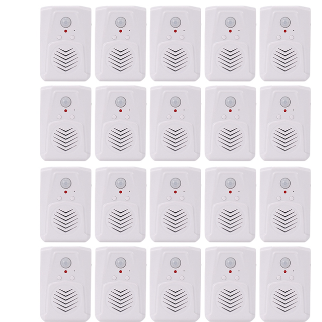 20X Sensor Motion Door Bell Switch MP3 Infrared Doorbell Wireless PIR Motion Sensor Voice Prompter Welcome Door Bell