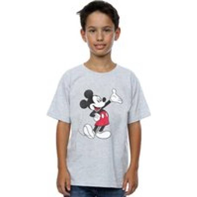 (9-11 Years, Sports Grey) Disney Boys Mickey Mouse Traditional Wave T-Shirt