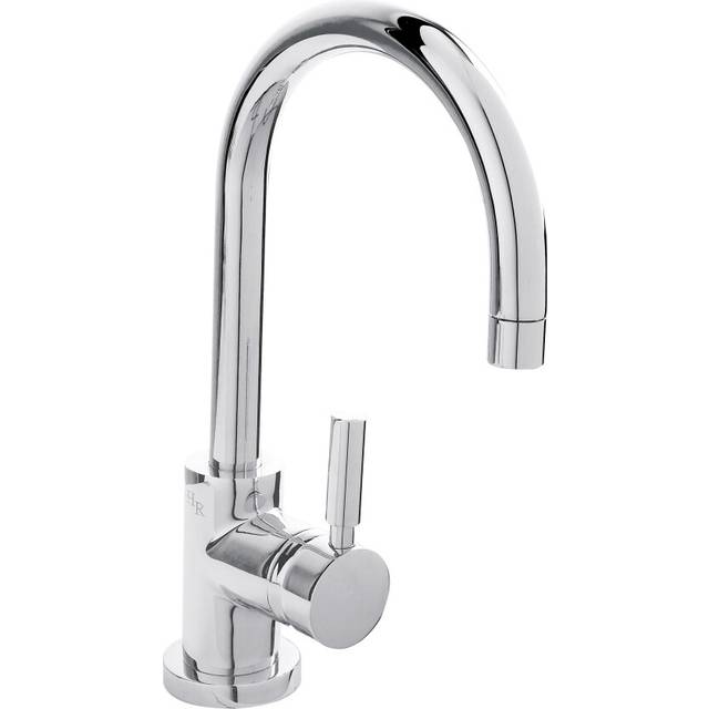 Contemporary Arch Round Tall Lever Mono Basin Mixer Tap (Waste Included) - Chrome - Balterley