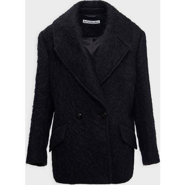 Acne Studios Jacka Relaxed Wool-Mohair Svart 32