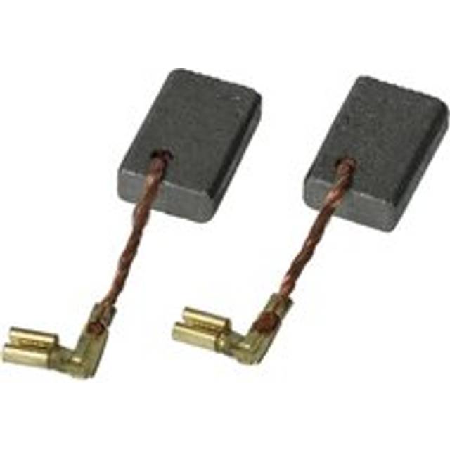2x Carbon Brush 4.9 x 10.9 x 16.5 mm compatible with Makita HR2811FT, HR2811F, HR2810, HR2800, HR2631FT power tool - Vhbw