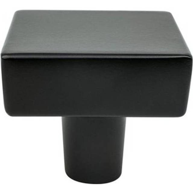 1.375 in. Brookridge Square Knob - Matte Black