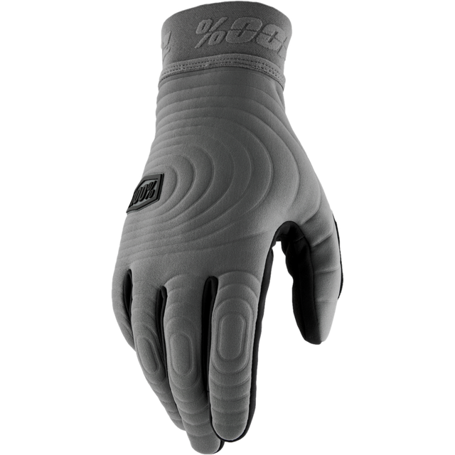 100% Brisker Xtreme Gloves Charcoal - Xl