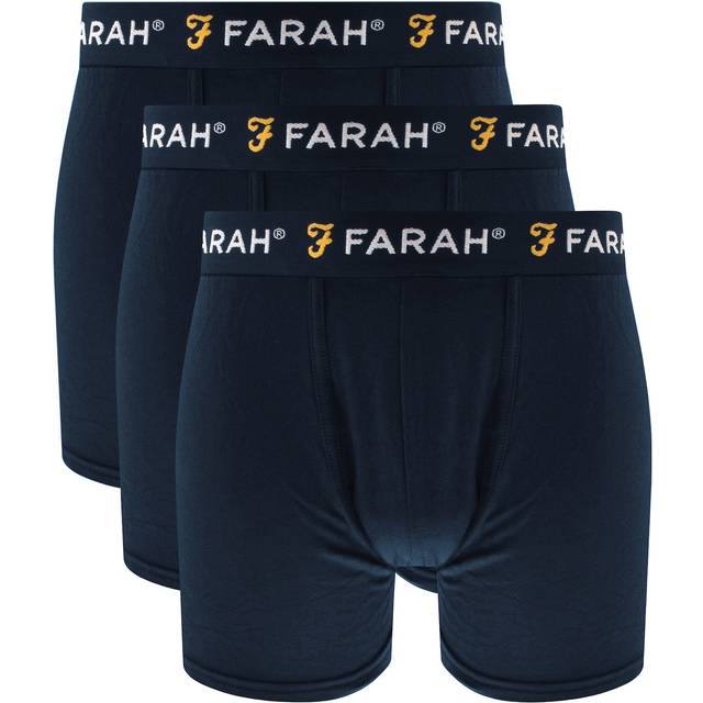 Farah Aveleer 3 Pack Trunks Navy