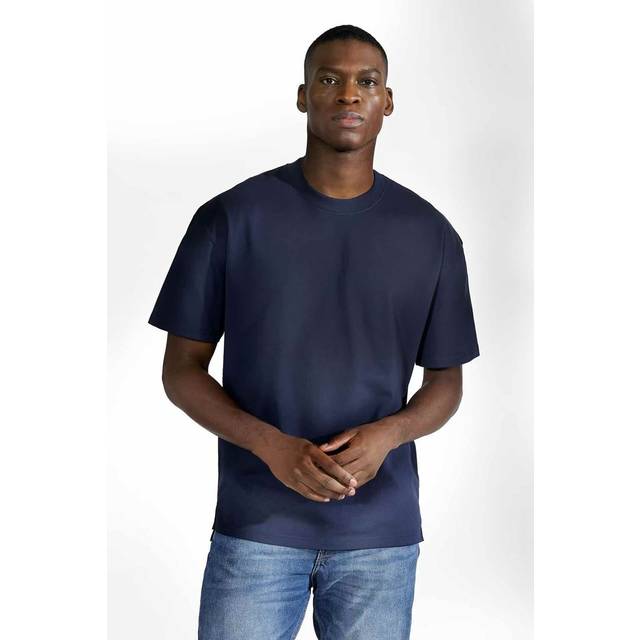 Bread and Boxers Heavy Tee T-Shirt - Navy-2 - Medium * Kampanj *