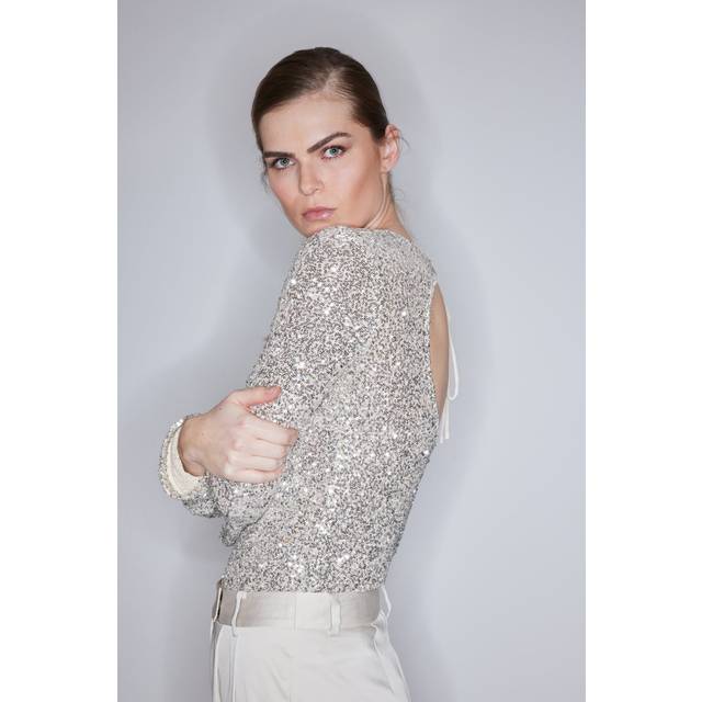 Bruuns Bazaar, Topp, Dam, M, Snygg blus - beige (M)