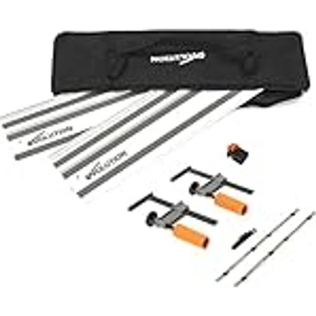 Evolution Power Tools ST1400-G2 Circular Saw Guide Rail / Track | Universal Fits Most Brands Makita, Bosch, Festool | 1.4m (2x 700mm ) With Self-Align