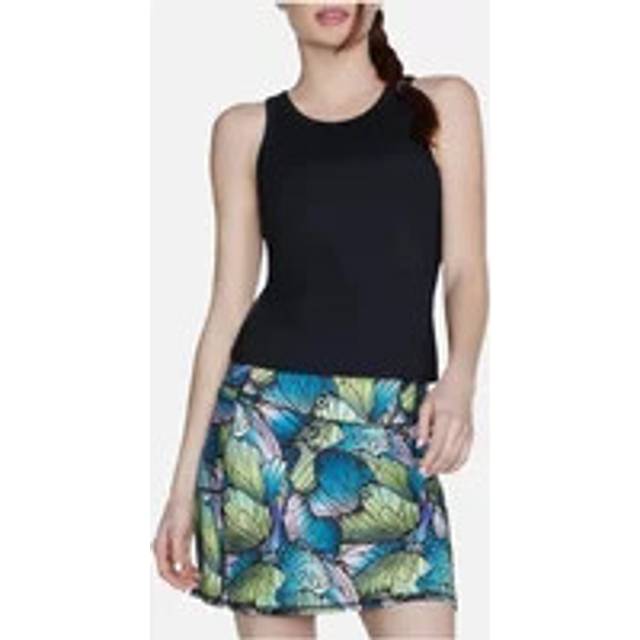 (S, Black) Skechers Womens/Ladies Go Walk Shelf Bra Tank Top