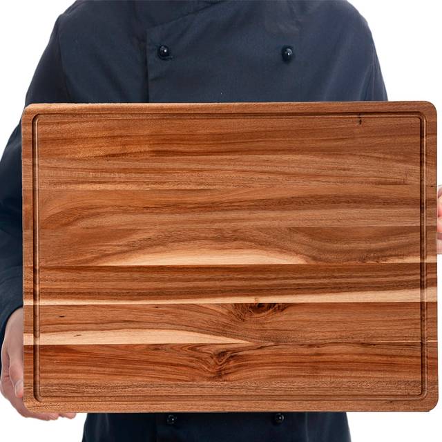 "GaoMon 20x15 Inch Acacia Cutting Board for Kitchen  Large Wooden Cutting Board with Juice Groove  1.5"""" Thick Chopping Board for Meat Vegetables and C"