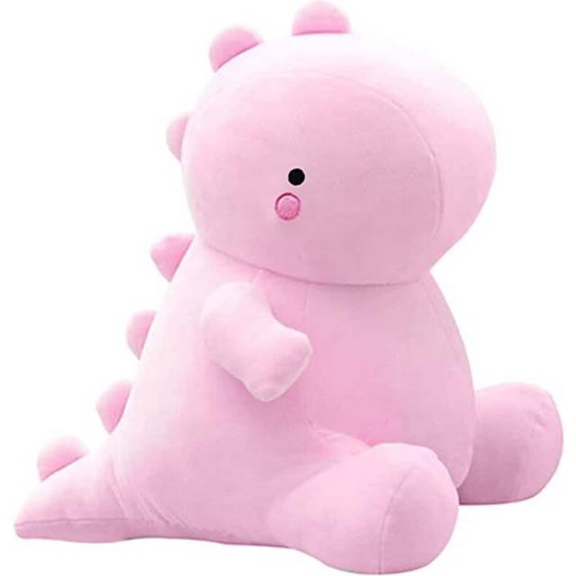 OUKEYI Cute Dinosaur Plush Toys,kawaii plush animal dolls, Plush Stuffed Animal Dino Hugging Pillow Soft, Birthday Gifts for Kids Girls Boys (pink)