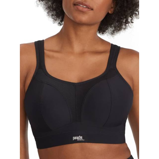 Panache Sport Non Wired Sports Bra - Black