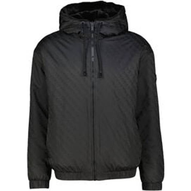 Moose Knuckles Borden Shell Mono Bunny Hoodie - XL - Black