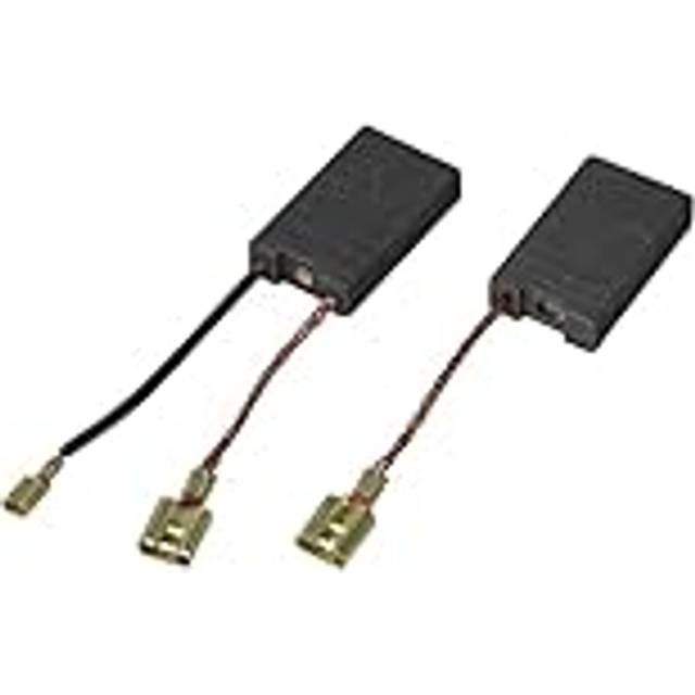 2x Carbon Brush 6.2 x 15.9 x 26.1 mm compatible with Bosch gsh 11 vc, 3 611 C36 000 power tool - Vhbw