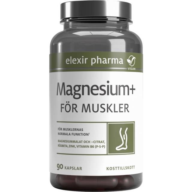 Elexir Pharma Magnesium+ För muskler 90 st