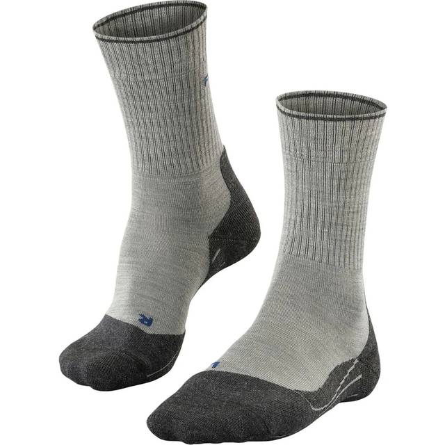 Falke Women's TK2 Wool Silk Vandringsstrumpor Dam Storlek 41-42 Färg grå