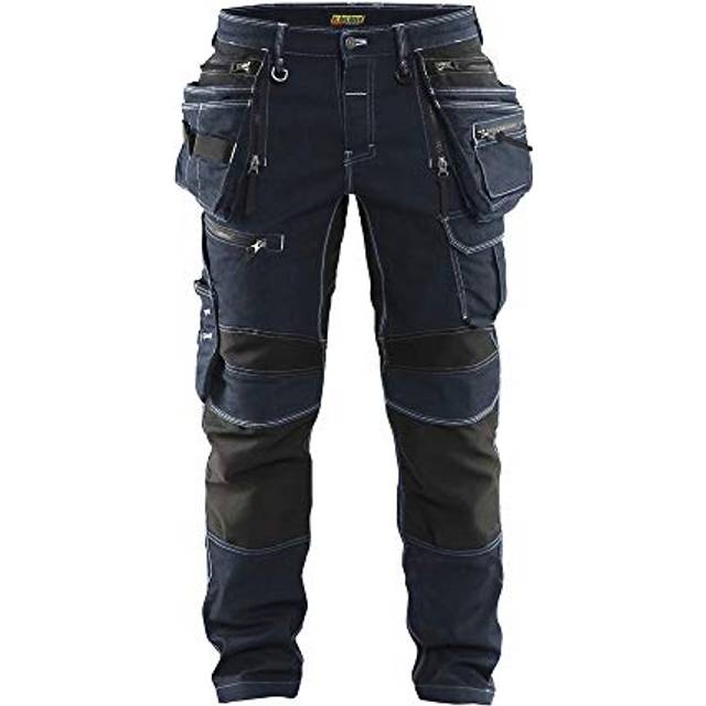 Blaklader Craftsman Trousers Stretch X1900 19991141 Navy Blue/Black 36