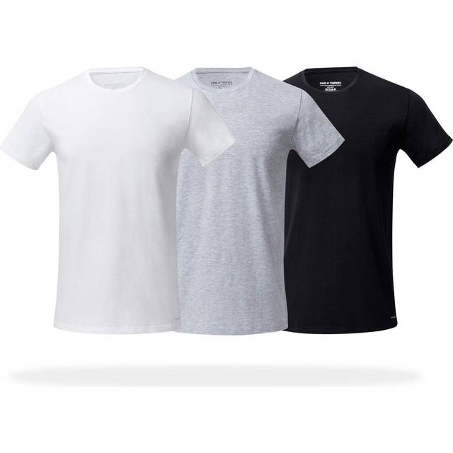Pair of Thieves Men's Slim Fit Crew Neck T-Shirts  3 Pack Super Soft T