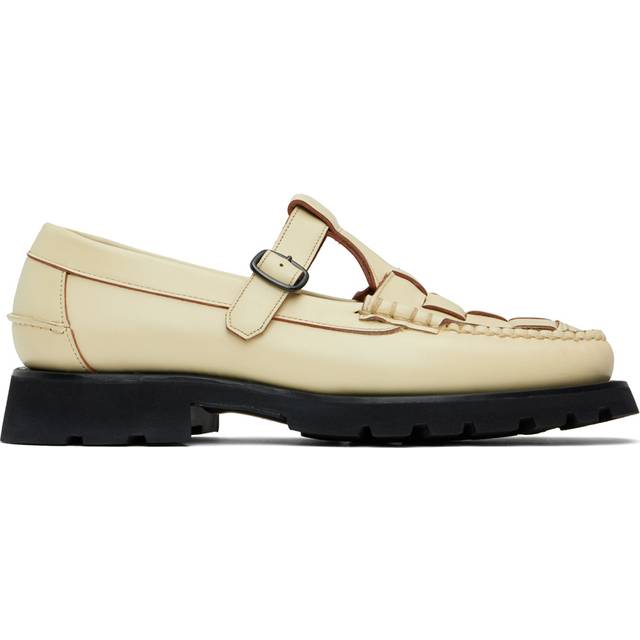 HEREU Off-White Soller Sport Loafers - Custard - IT 45