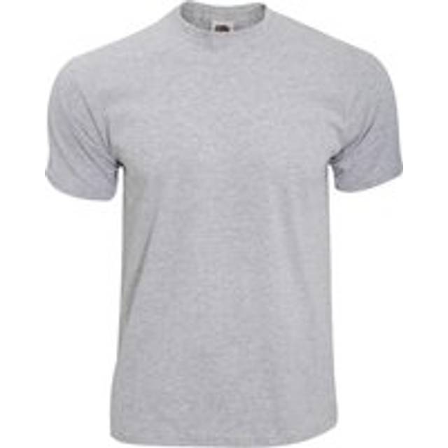 (2XL, Heather Grey) Fruit Of The Loom Mens Screen Stars Original Full Cut Short Sleeve T-Shirt