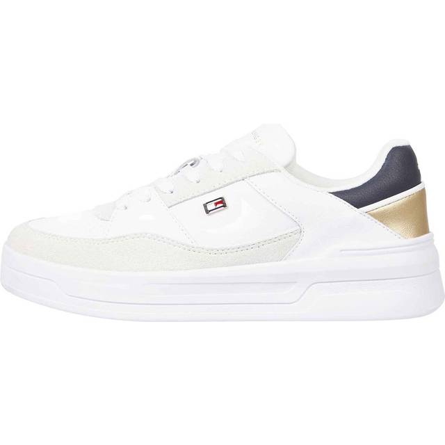 TOMMY HILFIGER Essent Basket Sneaker Metallic |Vit |41
