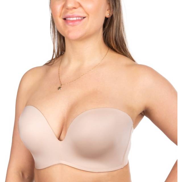Wonderbra Ultimate Strapless Bra - Dessert Blush - Nude - 40d