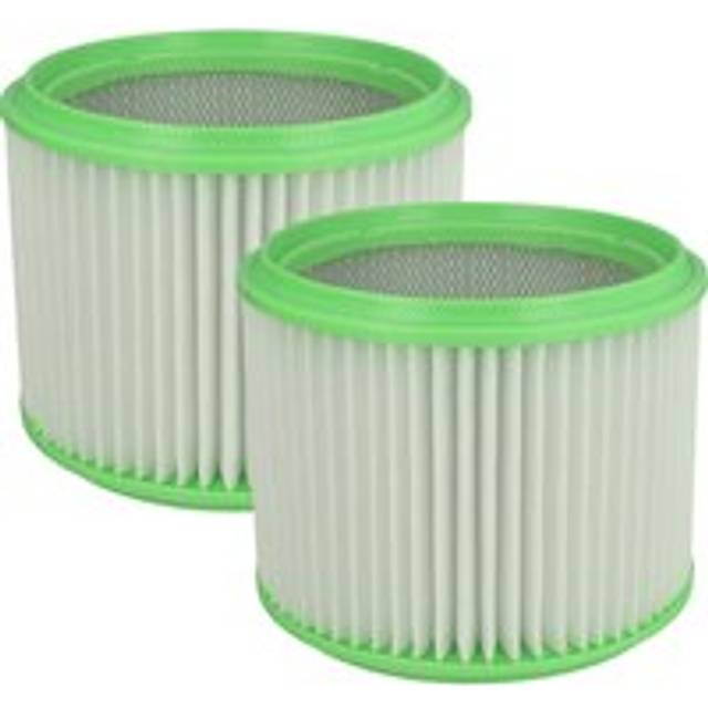 Set 2x Replacement Filters compatible with Makita 442, 446, 440 83133B8K, 443, 441, 446L, 440, 444, 445 Vacuum Cleaner - Cartridge Filter - Vhbw