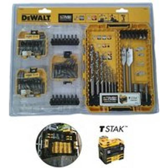 Dewalt Toughcase Extreme 105 Pc Drill & Bit Set Medium Tough Case TSTAK