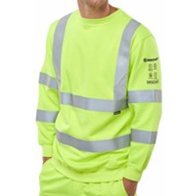 BEESWIFT ARC COMPLIANT HI VIS SWEATSHIRT SATURN YELLOW XXXXXL
