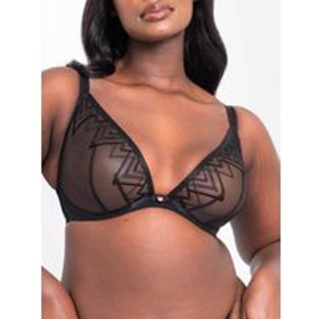 Scantilly Voltage Deep Plunge Bra Black