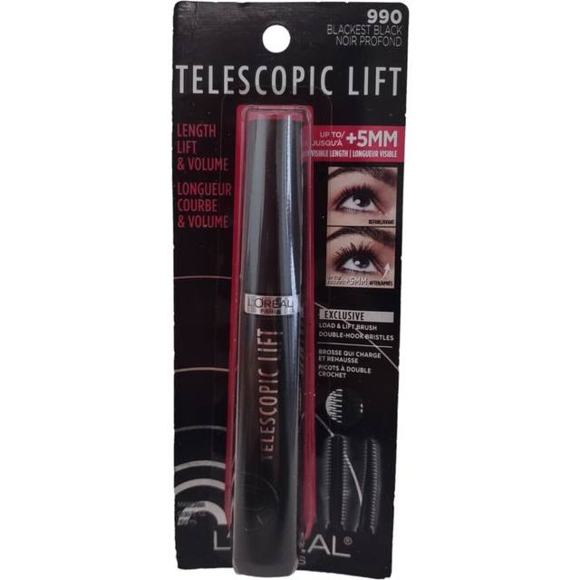 L'Oréal, Telescopic Lift Mascara, 990 Blackest Black , 0.33 fl oz (10 ml)
