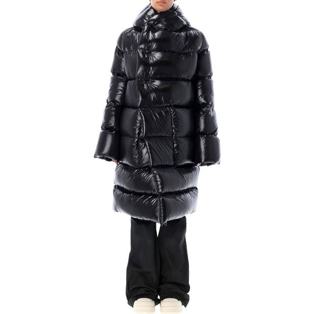 Rick Owens Black Porterville Hooded Liner Down Coat - 09 Black - IT 38