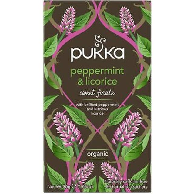 Pukka peppermint & licorice tea 20 tea bags