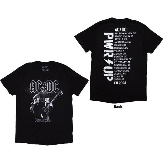 Ac/dc Pwrd-up Photo Eu Tour '24 Official Tee T-shirt Mens Unisex