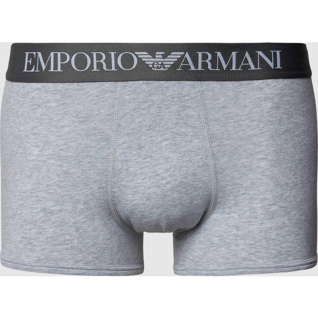 Emporio Armani Stretch Cotton Boxer - Grey