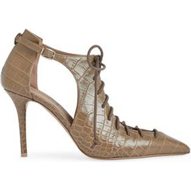 Montana 85 Taupe Leather Pumps