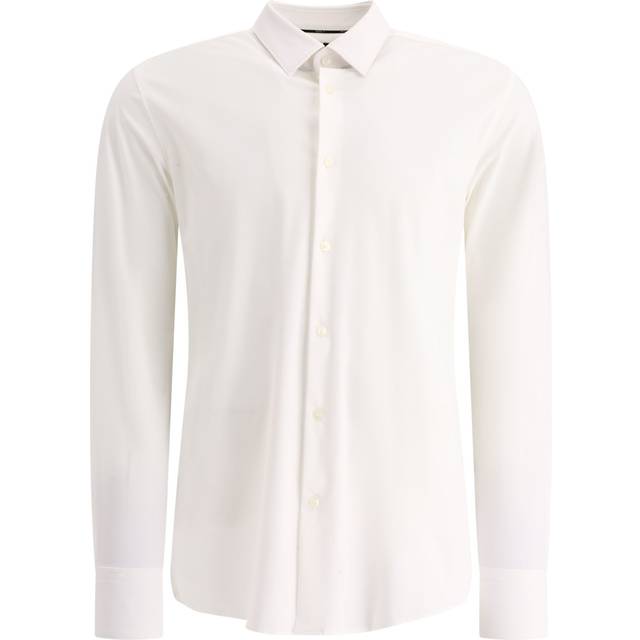 Hugo Boss, Formal Shirts, male, White, XL, Elasticated Jersey Shirt