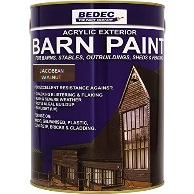 Bedec - Barn Paint Semi Gloss (Ready Mixed) 5L