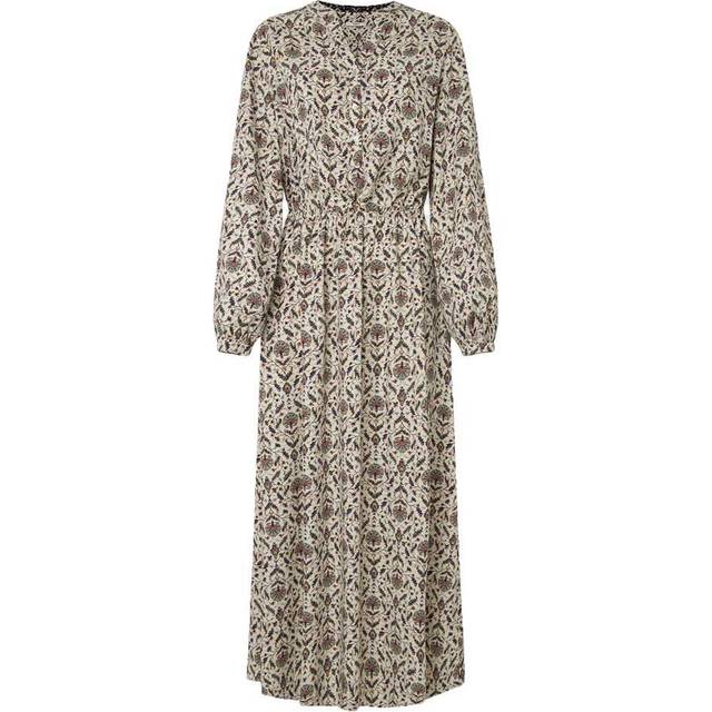 Pepe Jeans för kvinnor. PL953601 Kris klänning vit ecru (M), Casual, Rayon, Lång ärm - Vit (M)