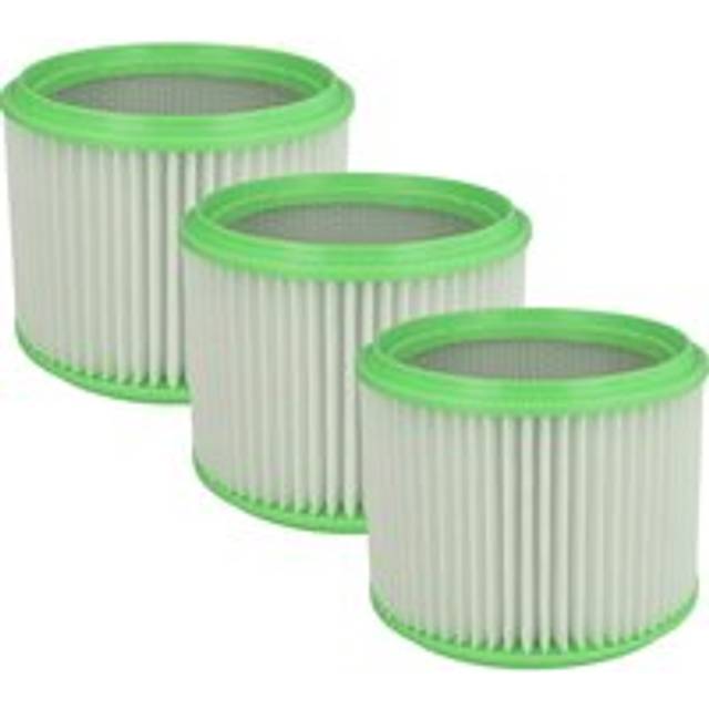 Vhbw - Set 3x Replacement Filters compatible with Makita VC3011L, VC2512L, VC3511L, VC2012L, vys 25 Vacuum Cleaner - Cartridge Filter