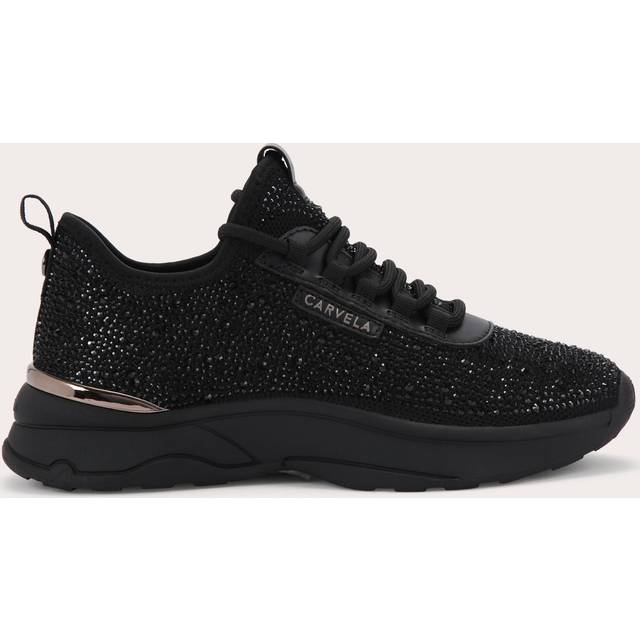Carvela Swift Jewel Runner Trainers, Black