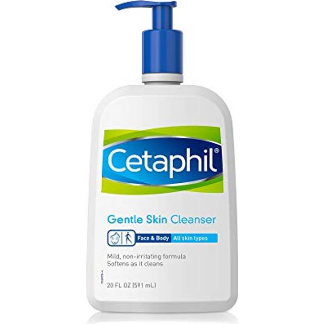 Cetaphil Gentle Skin Cleanser 20 fl oz | Hydrating Face Wash & Body Wa