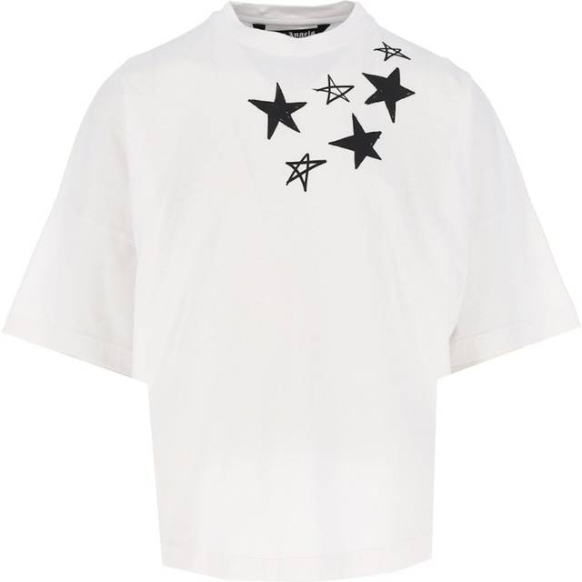 Shooting Stars Overlogo Oversize White T-Shirt
