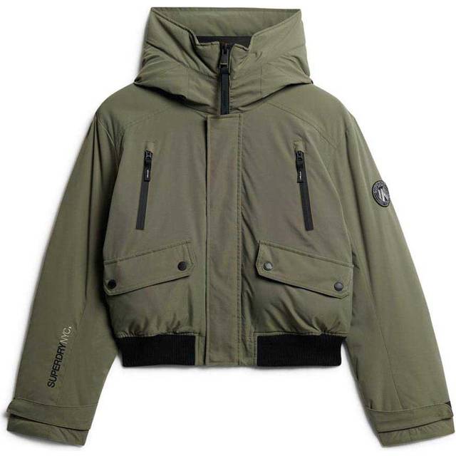 Women's padded bomber Superdry City - Vert
