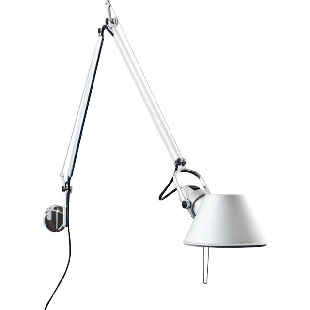 Artemide - Tolomeo Parete Wall Lamp - aluminium/poliert/mit Wandbefestigung/BxH 81x67cm (81.0 x 67.0cm)