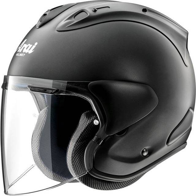 Arai SZ-R Evo Solid, open face helmet , color: Matt-Black , size: L