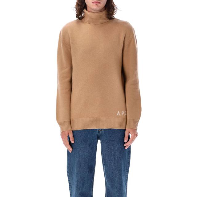 A.P.C. Tan Walter Turtleneck - CAB CAMEL - XL