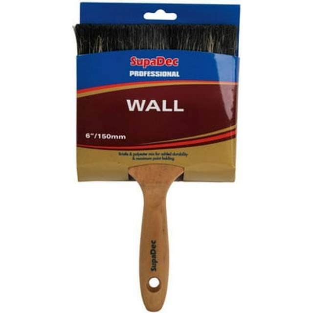 (4in, Brown/Black) SupaDec Professional Wall Brush