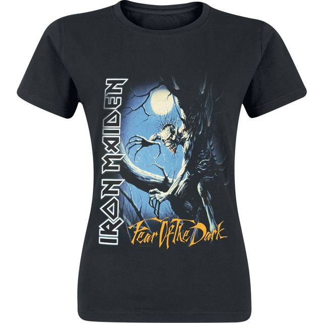 Iron Maiden T-shirt - Fear Of The Dark - S XXL - för Dam - svart