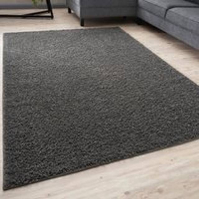 Myshaggy Collection Rugs Solid Design in Dark Grey (Rectangle 200 x 290cm)